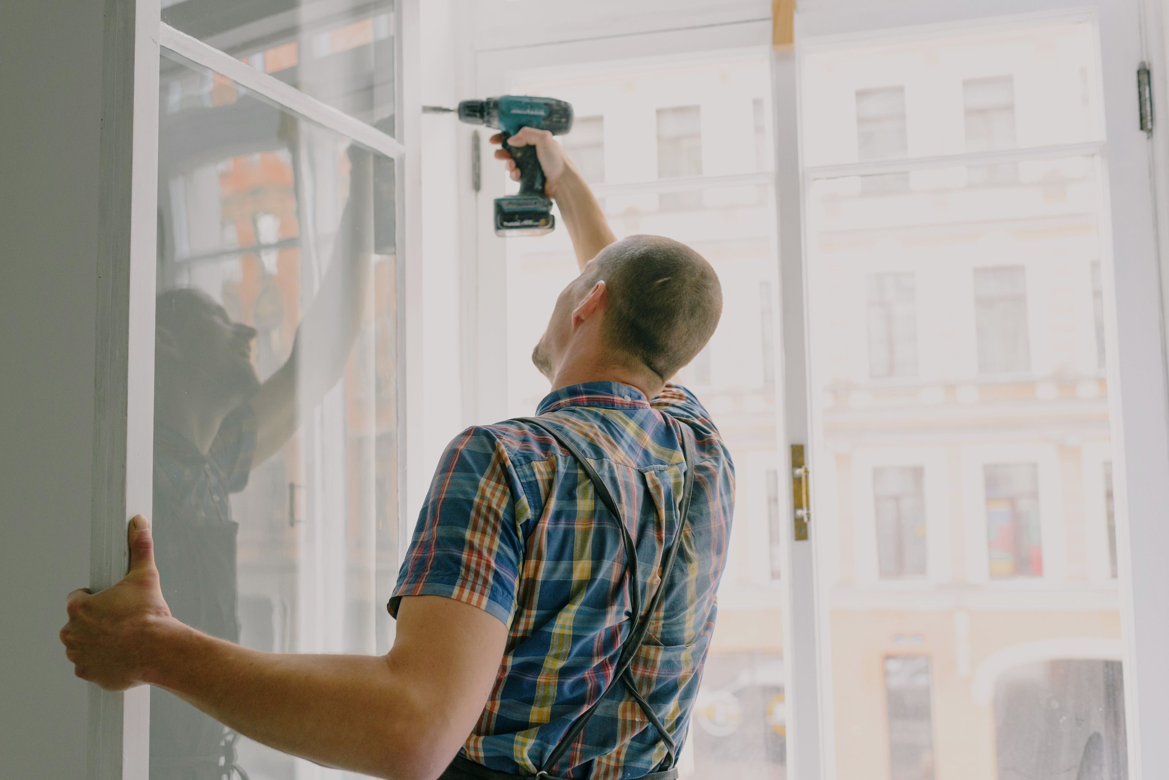 Window repair work